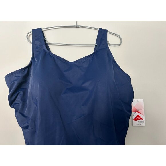 Land's End Women's One Piece Navy Blue Swimsuit  Size 22W DDD - Picture 4 of 4